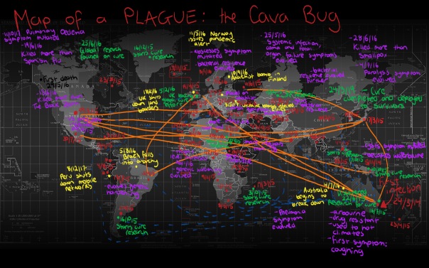Map Experimentation: Map of a Plague